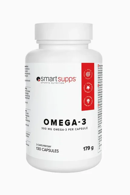 SmartSupps Omega-3 // 130 kapsler
