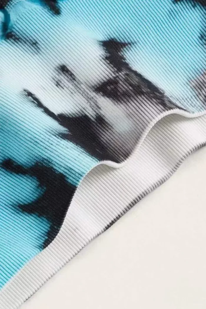 Sporty Tie-Dye Peach Leggings - Bilde 3