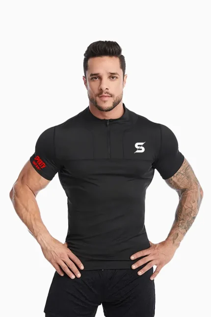 Active 1/4 Zip T-Shirt