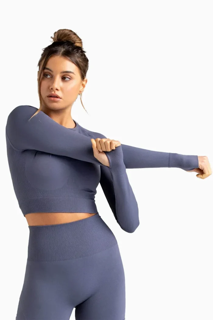 Essential Crop Long Sleeve - Bilde 2