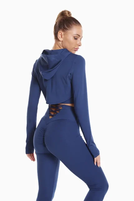 Sporty Rush Seamless Tights – Blue – L