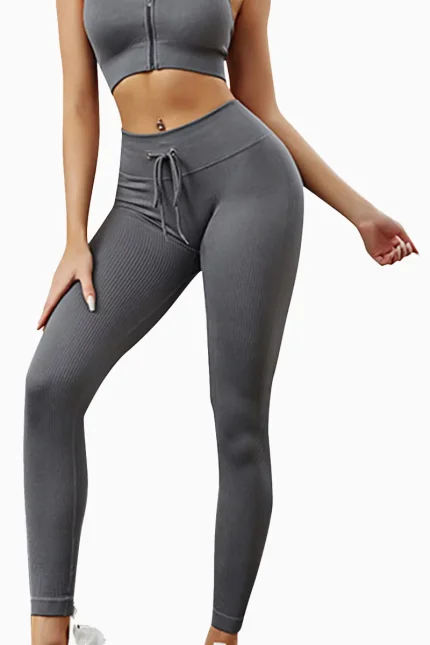 Shine Drawstring Tights