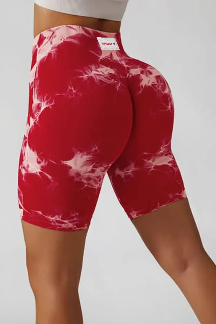 Tie Dye Scrunch Shorts - Bilde 3