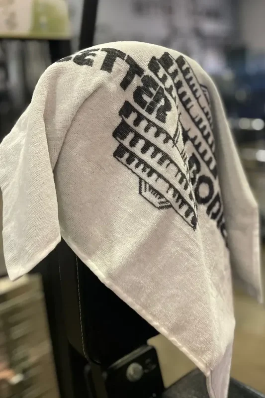 Better Bodies Gym Towel - Hvit/Grå