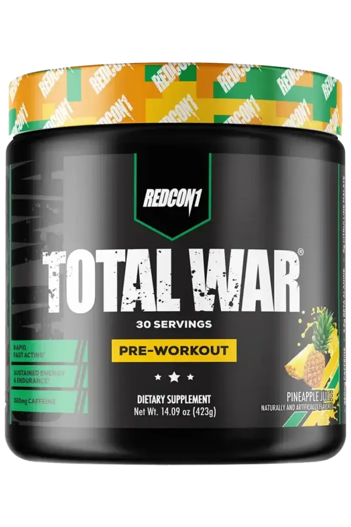 Redcon1 Total War PWO - 421g/441g – Pineapple Juice Redcon1 Total War PWO - 421g/441g – Pineapple Juice