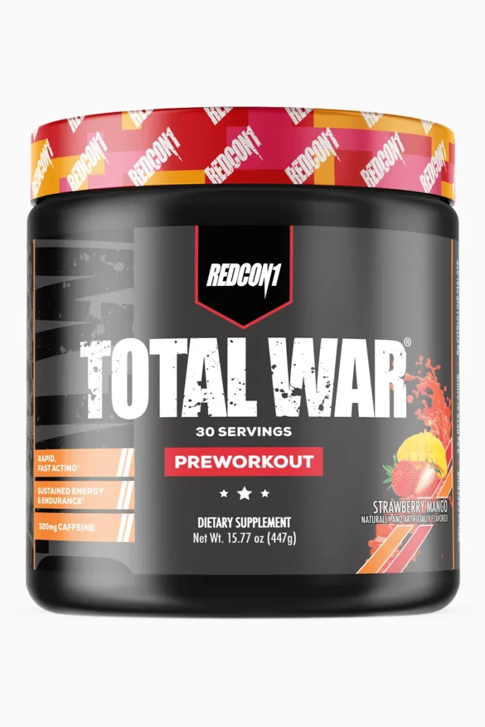 Redcon1 Total War PWO - 421g/441g – Strawberry Mango Redcon1 Total War PWO - 421g/441g – Strawberry Mango
