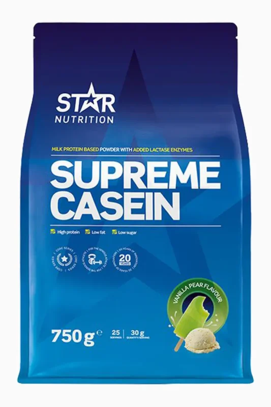 Star Nutrition Supreme Casein - 750g – Vanilla Pear