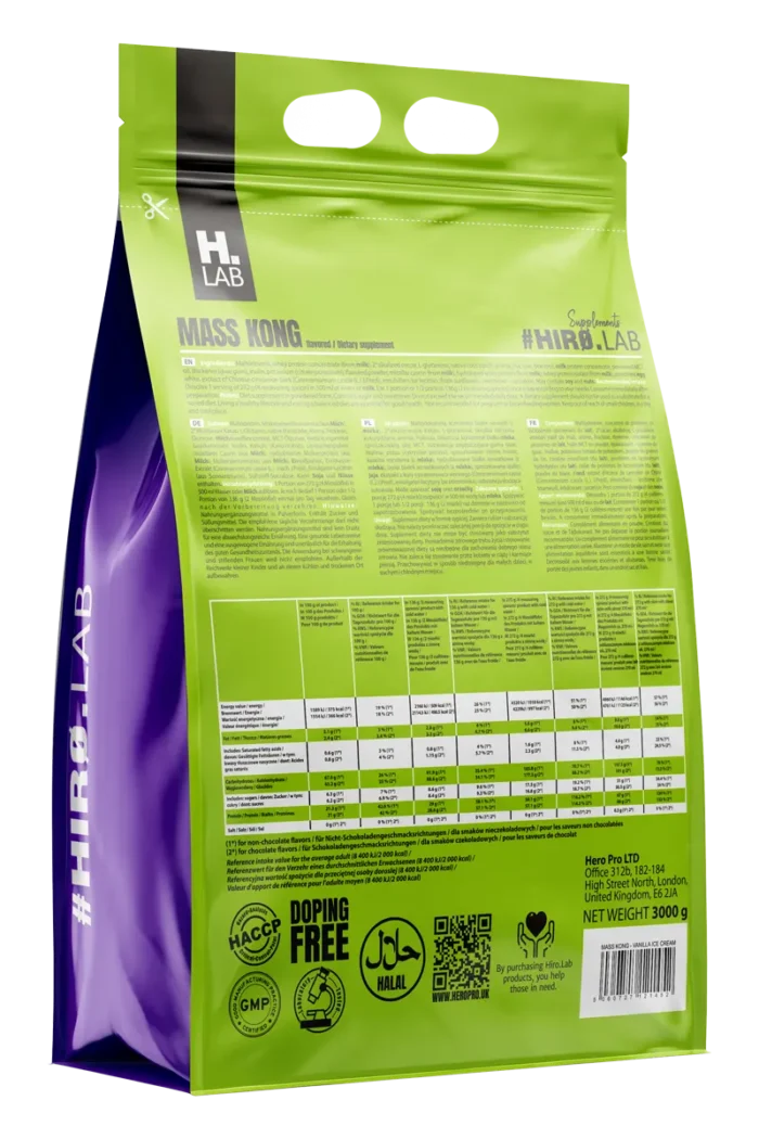 Mass Kong Gainer – 3000g - Bilde 2