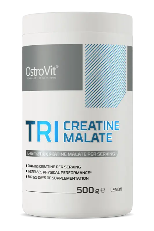 OstroVit Tri-Creatine Malate - 500g Lemon Kreatin