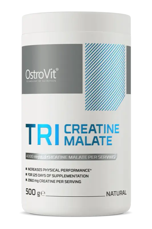 OstroVit Tri-Creatine Malate - 500g Naturell Kreatin