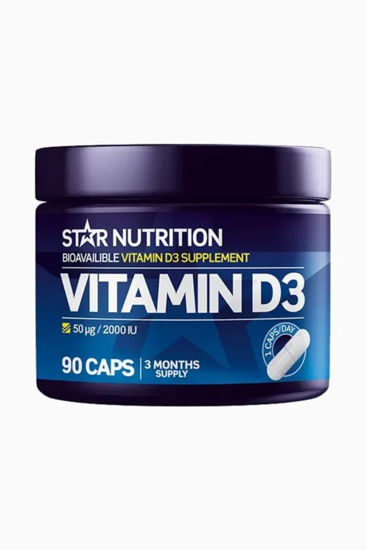 Star Nutrition Vitamin D3 - 90 kapsler