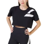 Levity Harper Cropped Tee - Sort