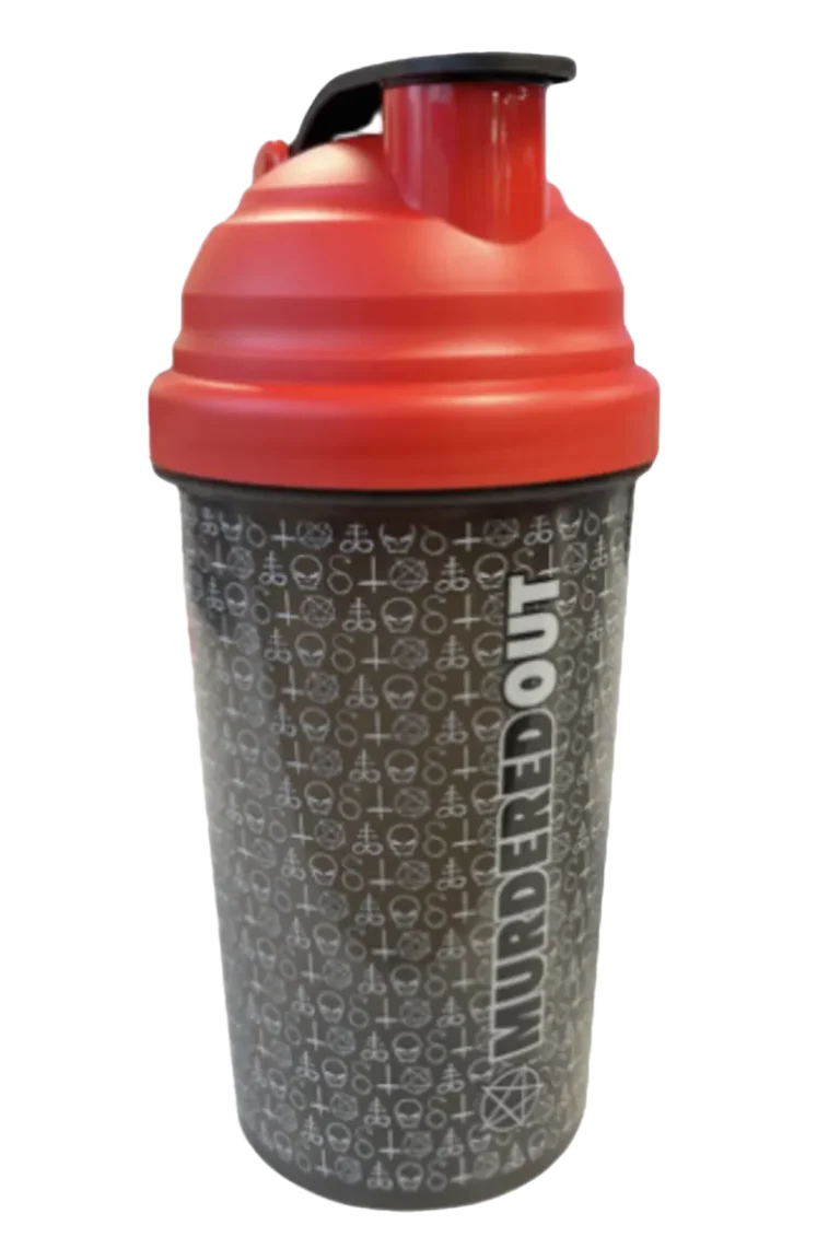 Murdered Out Shakermate - 600ml Sort/Rød