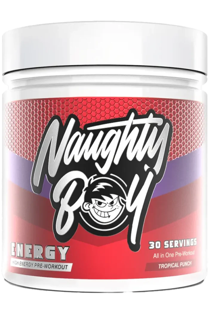NaughtyBoy® Energy PWO - 390g – Tropical Punch NaughtyBoy® Energy PWO - 390g – Tropical Punch