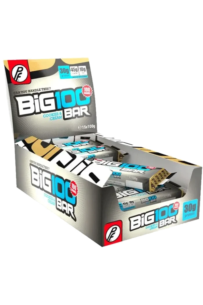 Big 100 Protein Bar - 100g Diverse Smaker – Cookies & Cream