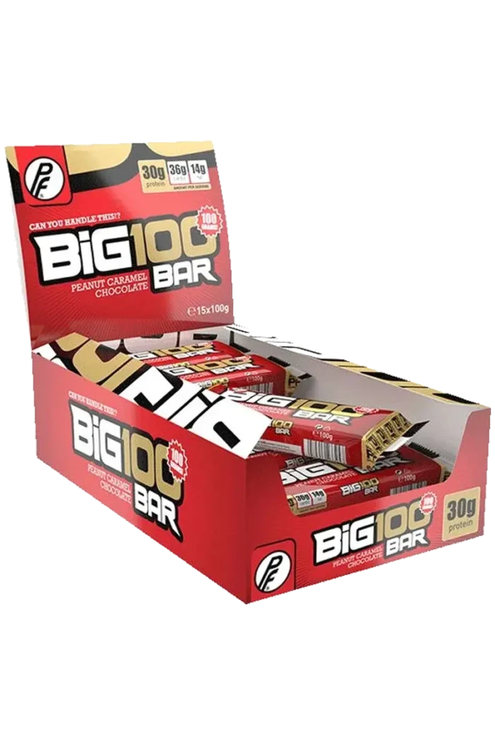 Big 100 Protein Bar - 100g Diverse Smaker – Peanøtt Karamell Sjokolade