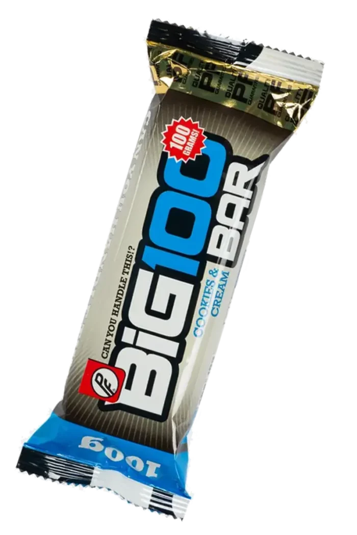 Big 100 Protein Bar - 100g Diverse Smaker – Cookies & Cream