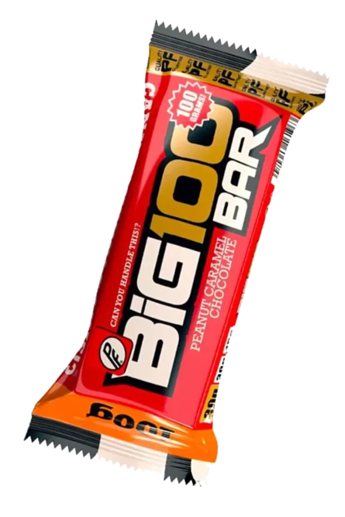 Big 100 Protein Bar - 100g Diverse Smaker – Peanøtt Karamell Sjokolade