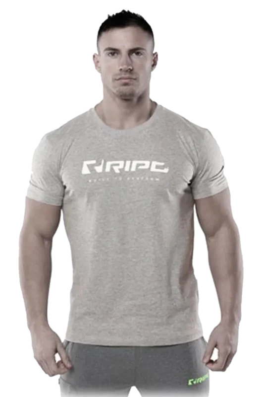 Ript Performence Logo T-shirt - Grey – S
