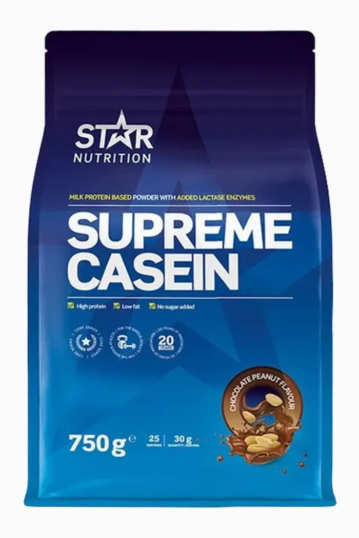 Star Nutrition Supreme Casein - 750g – Chocolate Peanut Star Nutrition Supreme Casein - 750g – Chocolate Peanut