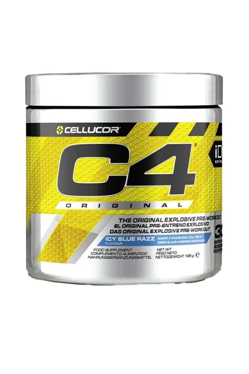 <![CDATA[Cellucor C4 Pre-workout - Icy Blue Raspberry - 30 serveringer (195g)]]>