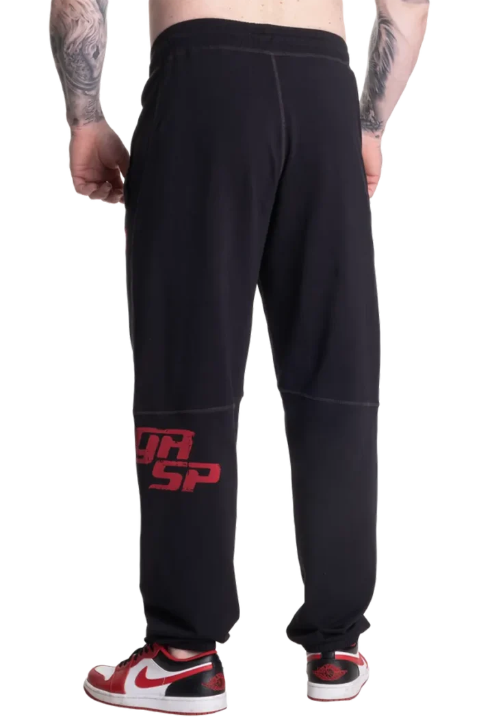 Gasp Vintage Sweatpants - Svart/Rød Treningsbukse - Bilde 3