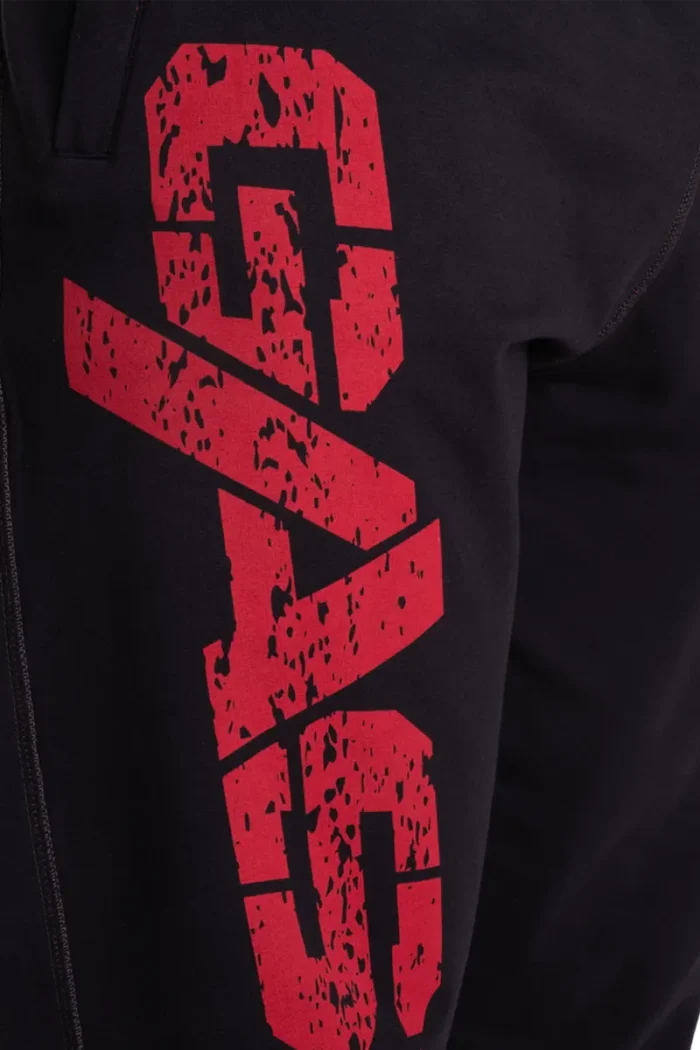 Gasp Vintage Sweatpants - Svart/Rød Treningsbukse - Bilde 6