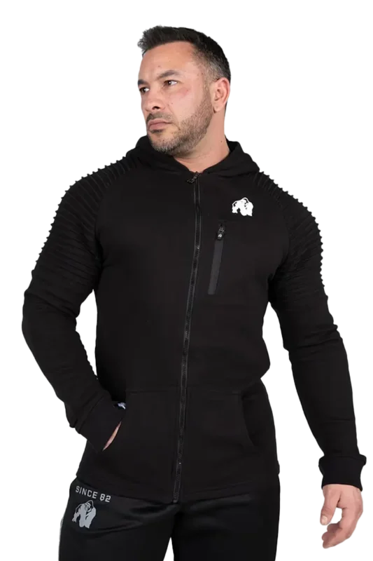 Gorilla Wear Delta Hoodie - Sort – 2XL