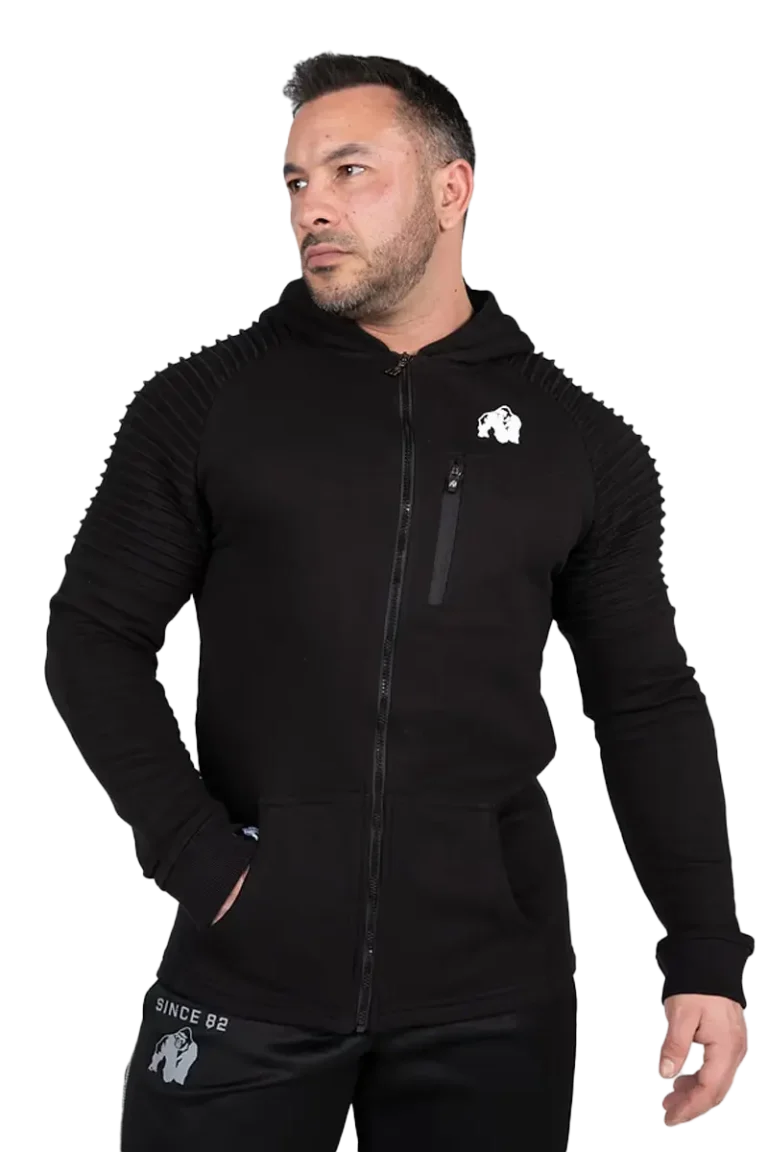 Gorilla Wear Delta Hoodie - Sort – 2XL