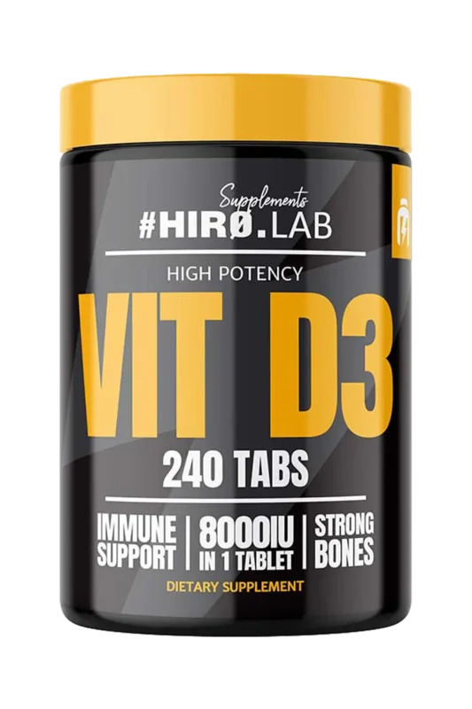Vitamin D3 8000IU â 240 tabs