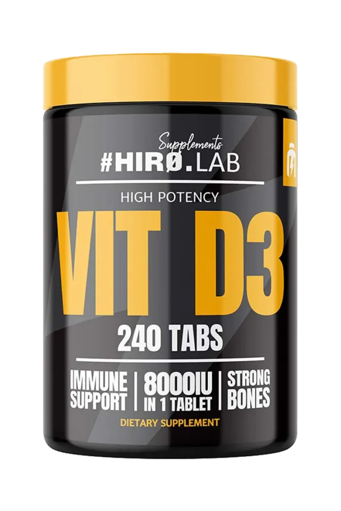 hlvd38k240_1 Vitamin D3 8000IU – 240 tabs - Bilde 1