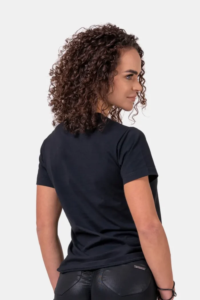 NEBBIA Basic T-skjorte Woman - Sort - Bilde 2