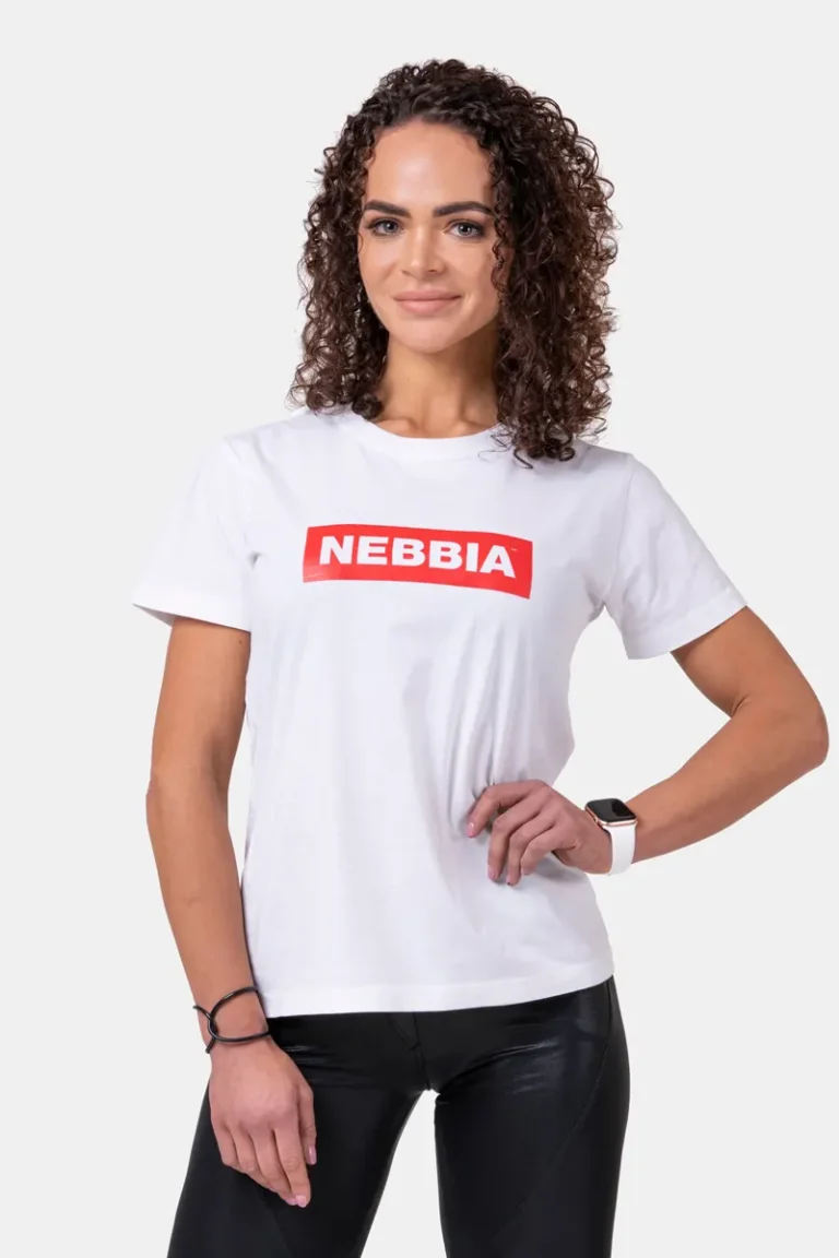 NEBBIA Basic T-skjorte Woman - Hvit – XS