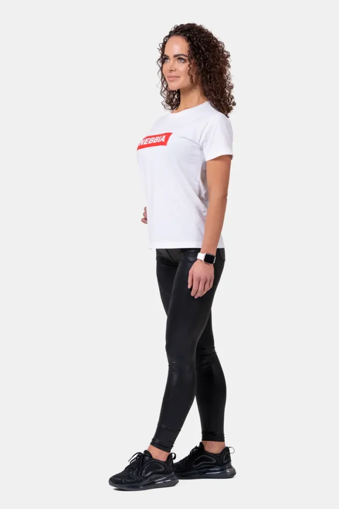 NEBBIA Basic T-skjorte Woman - Hvit - Bilde 4