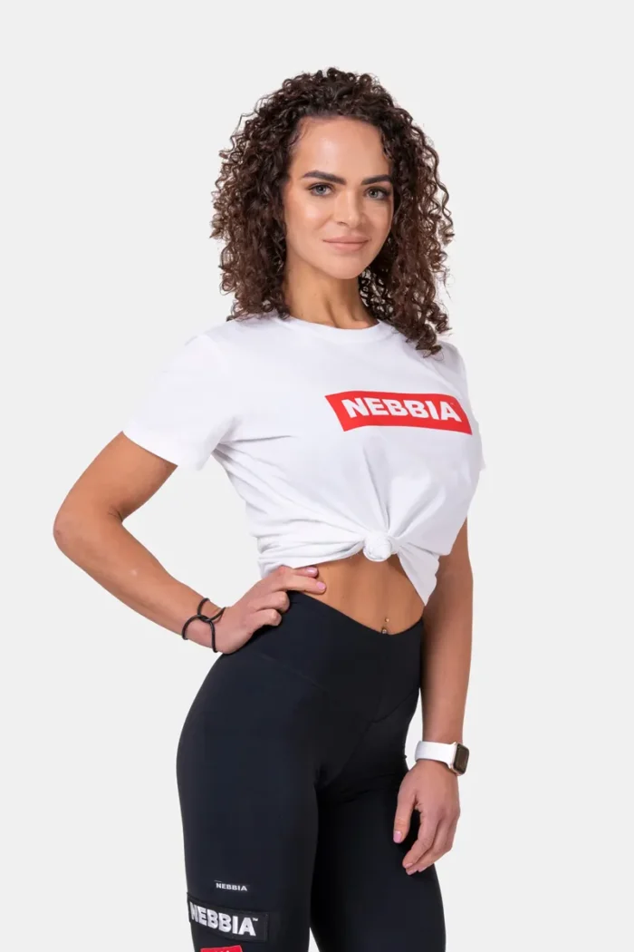 NEBBIA Basic T-skjorte Woman - Hvit - Bilde 3