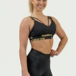Nebbia Women's Padded Sports Bra Intense Iconic Gold