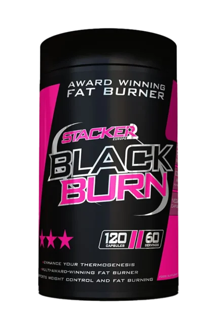 Stacker2 Europe Black Burn - 120 kapsler