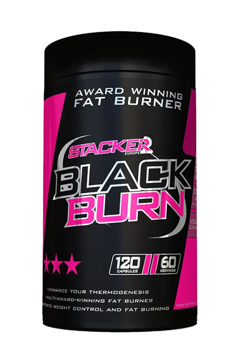 Stacker2 Europe Black Burn - 120 kapsler