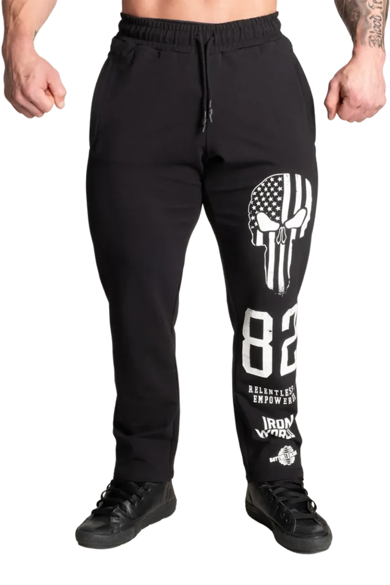 Better Bodies Graphic Standard Sweatpants – Black – XXL