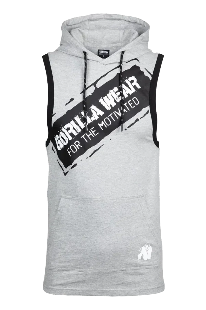 Gorilla Wear Loretto Hooded Tank Top â S â Grey Melange Gorilla Wear Loretto Hooded Tank Top â S â Grey Melange