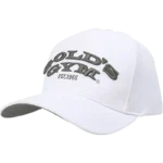 Gold's Gym Curved Cap - White