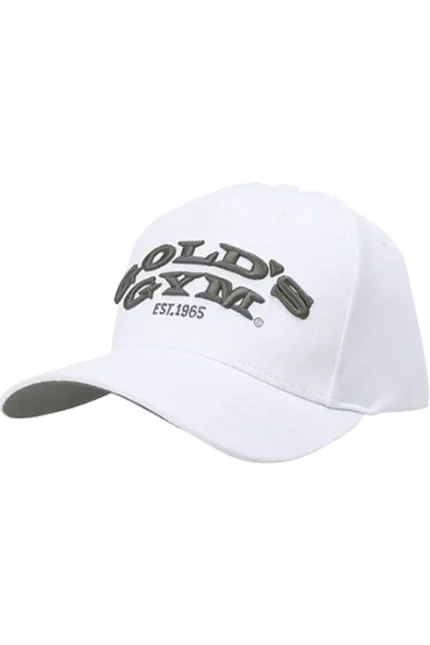 Gold's Gym Curved Cap - White
