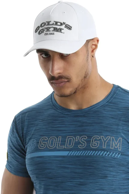 Gold's Gym Curved Cap - White