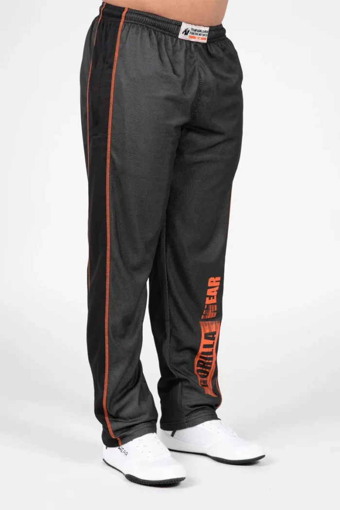 gwwmpgo_10 Wallace Mesh Pants - Gray/Orange - Bilde 4