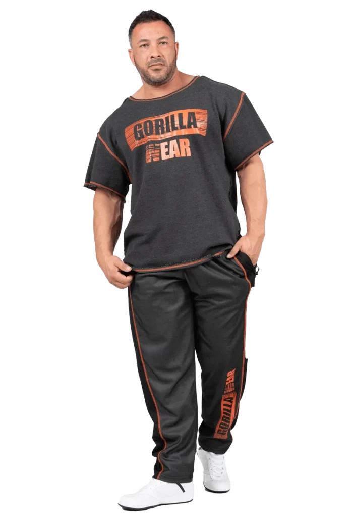 gwwmpgo_2 Wallace Mesh Pants - Gray/Orange - Bilde 2