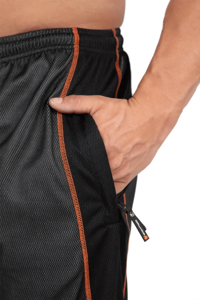 gwwmpgo_5 Wallace Mesh Pants - Gray/Orange - Bilde 10