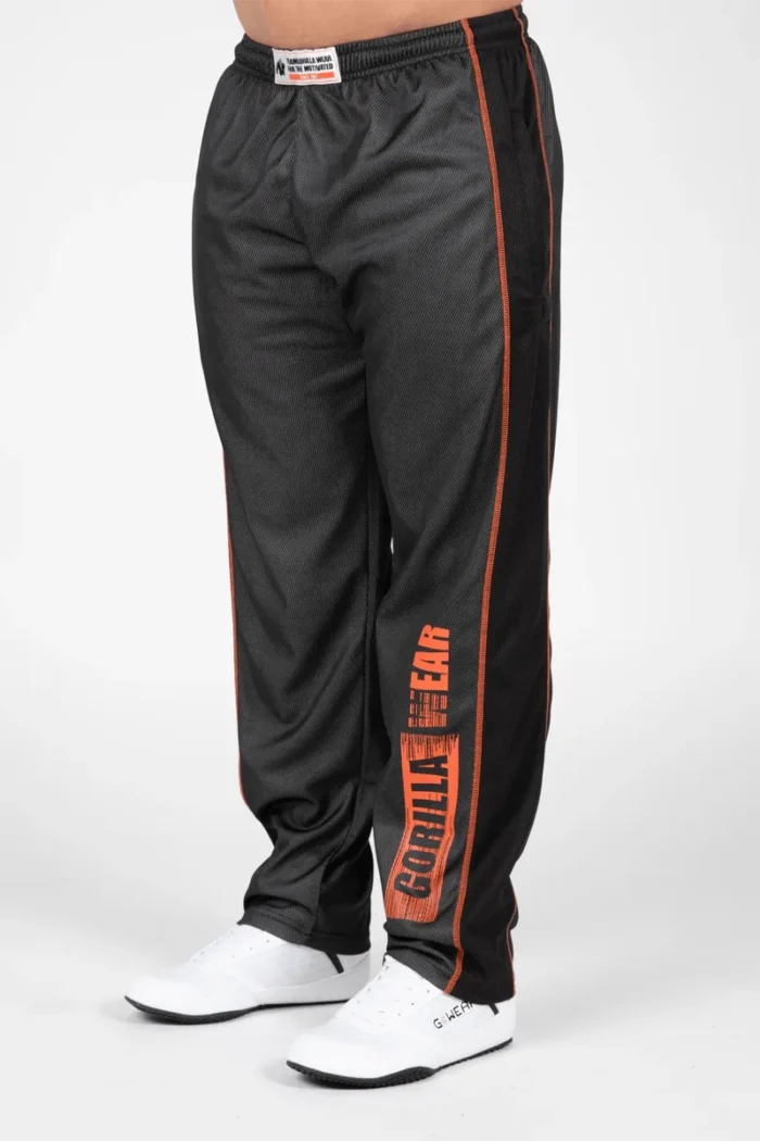 gwwmpgo_6 Wallace Mesh Pants - Gray/Orange - Bilde 9