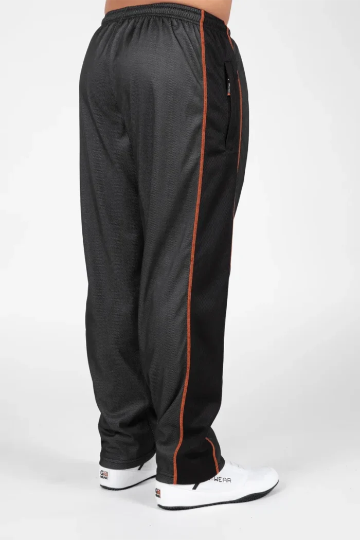 gwwmpgo_9 Wallace Mesh Pants - Gray/Orange - Bilde 6