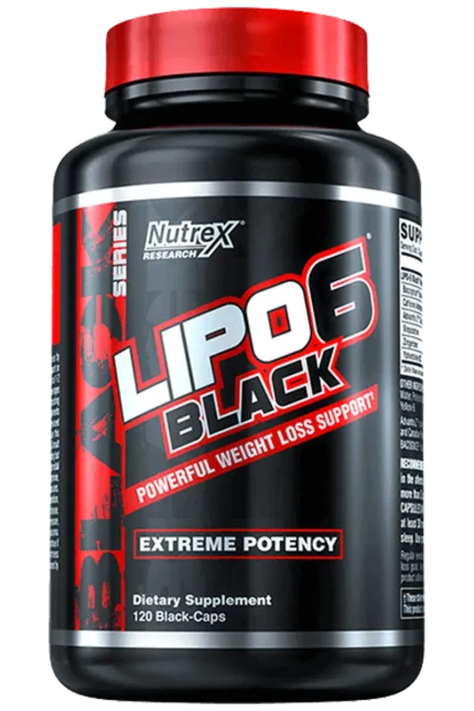 NUTREX Lipo 6 Black - 120 kapsler
