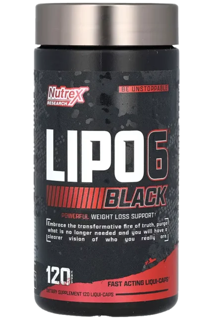 NUTREX Lipo 6 Black - 120 kapsler